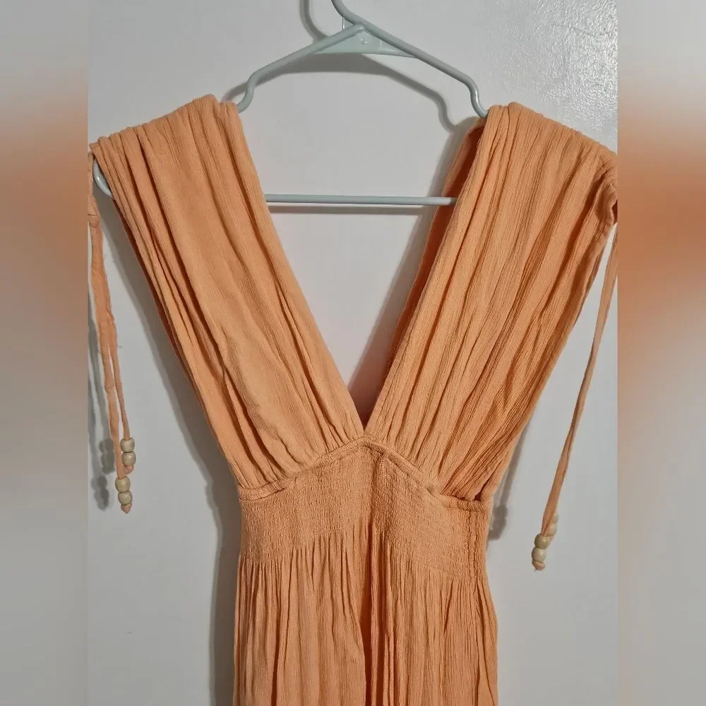 FREE PEOPLE 'WAITING FOR THE SUN TRIANGLE JUMPSUIT Size XS